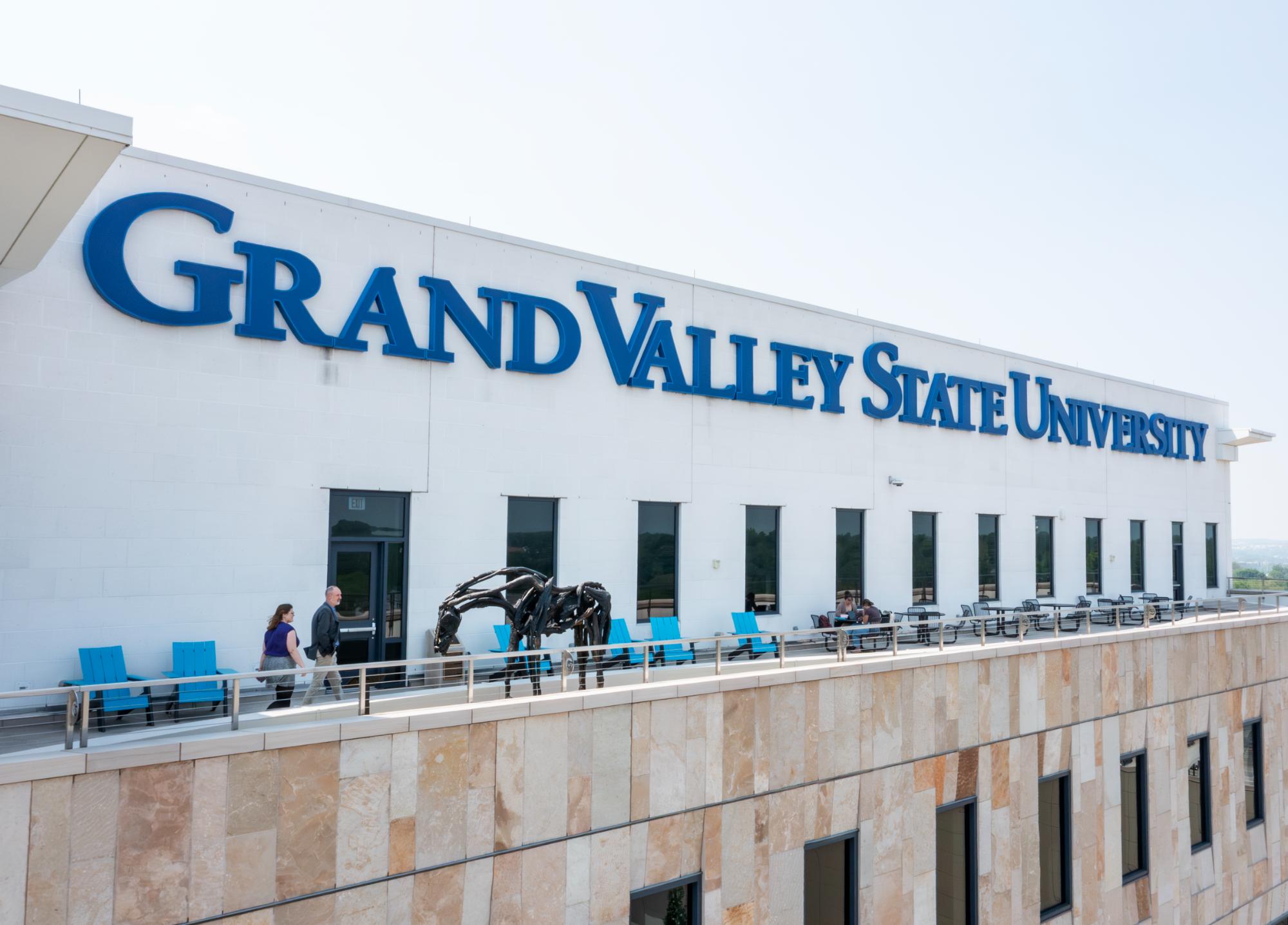 health campus gvsu sign